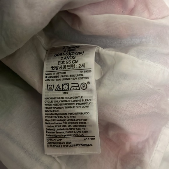 Gap Girls pastel Plaid Dress size: 2T - Picture 5 of 5